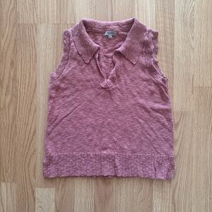 Jamison Dusty Rose Sweater Vest